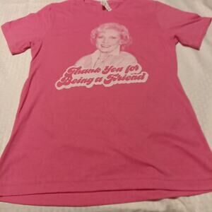 Bella + Canvas Women's Graphic Size Med Pink Short Sleeve Crew Neck T